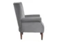 Abram Grey Accent Chair - Side