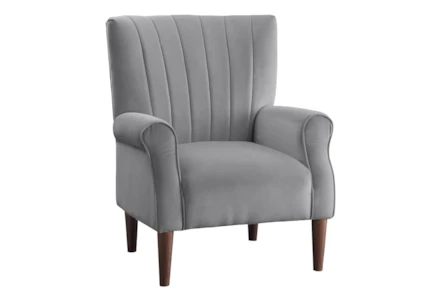 Abram Grey Accent Chair