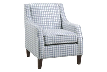 Saul Blue Accent Chair