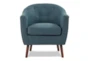 Heaton Blue Accent Chair - Front