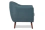 Heaton Blue Accent Arm Chair - Side