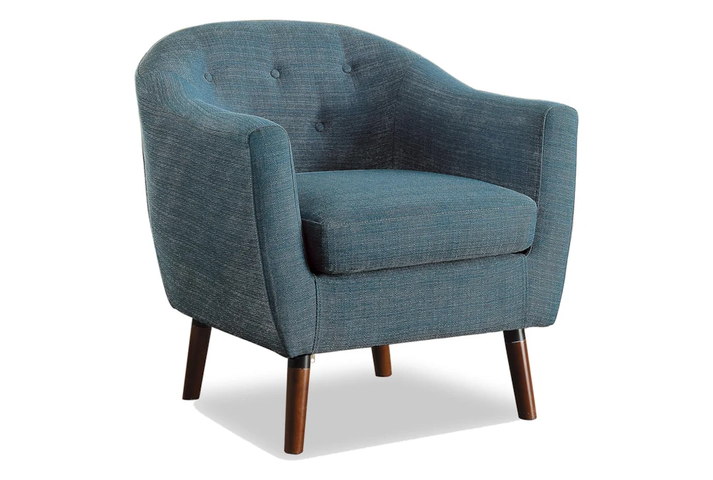 Heaton Blue Accent Arm Chair