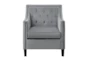Cecelia Dark Grey Accent Chair - Front