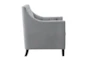 Cecelia Dark Grey Accent Chair - Side
