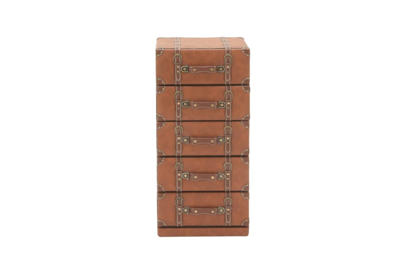 17X36 Brown Wood Chest - 360