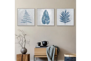 Blue Leaf Set Of 3 By Drew & Jonathan For Living Spaces