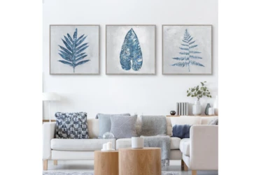 Blue Leaf Large Set Of 3 By Drew & Jonathan For Living Spaces