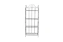 Black Iron Traditional Bakers Rack - Back