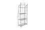 Black Iron Traditional Bakers Rack - Front