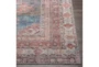 2'7"x10' Rug-Colbourn Machine Washable Blue/Dusty Coral - Material