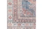 2'7"x7'3"Rug-Colbourn Machine Washable Blue/Dusty Coral - Detail