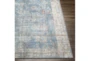 5'3"x7'3"Rug-Colson Machine Washable Blue/Rose - Material
