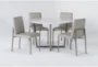 Toby Marble Top Round Dining Set For 4 - Signature