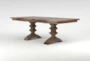 Barton Oatmeal Extension Dining Table - Side