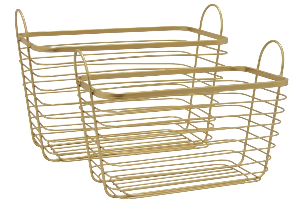Metal Basket Set of 2