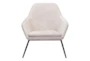 Jauncey Beige Fabric Accent Chair - Detail
