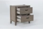 Lyon 2 Drawer Nightstand With USB By Nate Berkus + Jeremiah Brent - Side