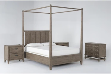 Lyon Eastern King 4 Piece Bedroom Set With Bachlors Chest + 2 Nightstands By Nate Berkus And Jeremiah Brent