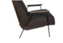 Metal Frame + Fabric Accent Chair With Wood Detail - Material