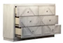 Diamond Design 6 Drawer Dresser                                               - Storage