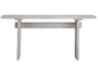 Whitewashed Trestle Console Table                                            - Front