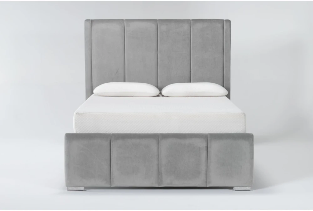 Sidney Eastern King Upholstered Panel Bed