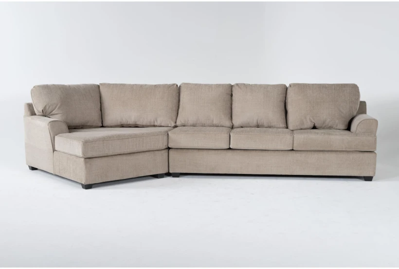 Alessandro Mocha 161" 2 Piece Sectional with Left Arm Facing Cuddler - 360