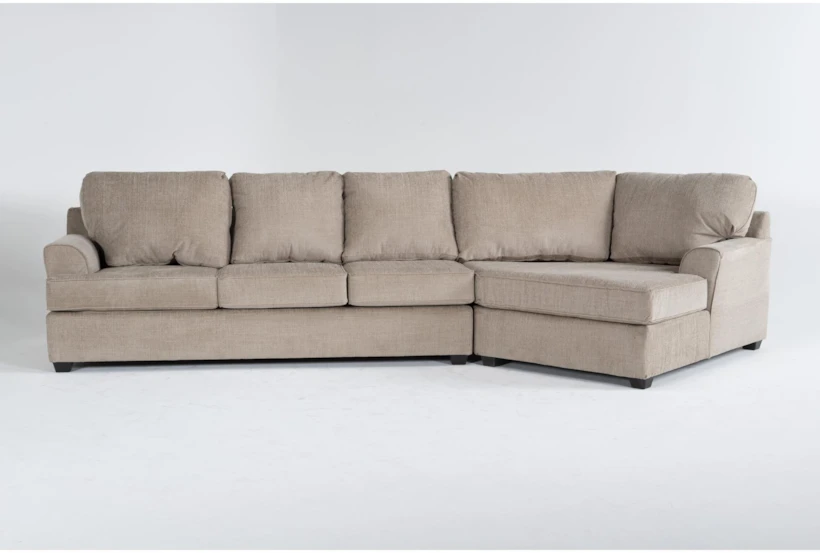 Alessandro Mocha 161" 2 Piece Sectional With Right Arm Facing Cuddler - 360