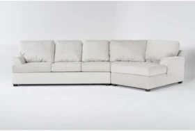 Alessandro Moonstone 161" 2 Piece Sectional With Right Arm Facing Cuddler