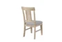 Cece Natural/Grey Dining Side Chair Set Of 2 - Back