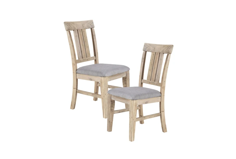 Cece Natural/Grey Dining Side Chair Set Of 2 - 360