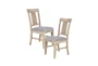 Cece Natural/Grey Dining Side Chair Set Of 2 - Signature