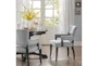 Calloway Grey Arm Dining Chair - Room
