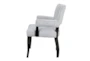 Calloway Grey Arm Dining Chair - Side