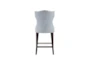 Marc Light Blue Counter Stool With Back - Back