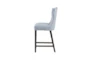 Marc Light Blue Counter Stool With Back - Side