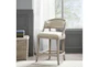 Reed Natural Counter Stool With Back - Room