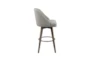 Marshall Grey Bar Stool With Back With Swivel Seat - Side