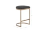 Charcoal/Antique Gold Counter Stool - Detail