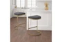 Charcoal/Antique Gold Counter Stool - Room