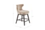 Walsh Beige Swivel Counter Stool With Back - Detail