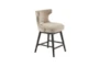 Walsh Beige Swivel Counter Stool With Back - Signature