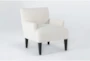 Aspen Sterling Linen 33" Accent Chair - Side