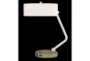20 Inch Grey Wood + Metal Desk Lamp With Usb + Plug - Signature