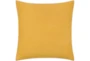 14X22 Mustard Yellow + Beige Mudcloth Block Print Lumbar Throw Pillow - Detail