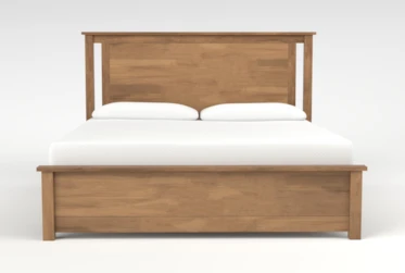 Reagan Toffee Eastern King Panel Bed