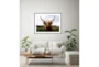 60X40 Highland Cow II By Michael Schauer With Black Frame - Room