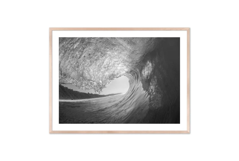 40X30 Wave Inside With Natural Frame - 360