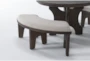 Gustav 48" Round Dining With Curved Benches Set For 6 By Nate Berkus + Jeremiah Brent - Detail