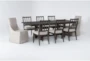 Gustav Rectangle Dining With Side Chairs & Upholstered Host Chairs Set For 8 By Nate Berkus + Jeremiah Brent - Side